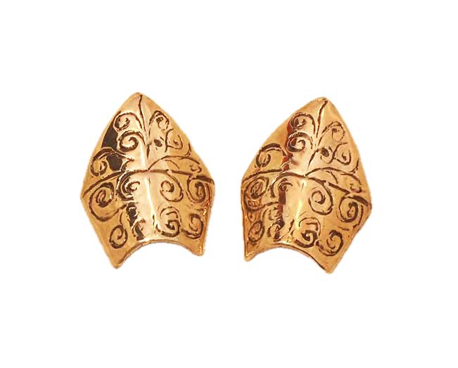 Orecchini Mitra San Gennaro bronzo