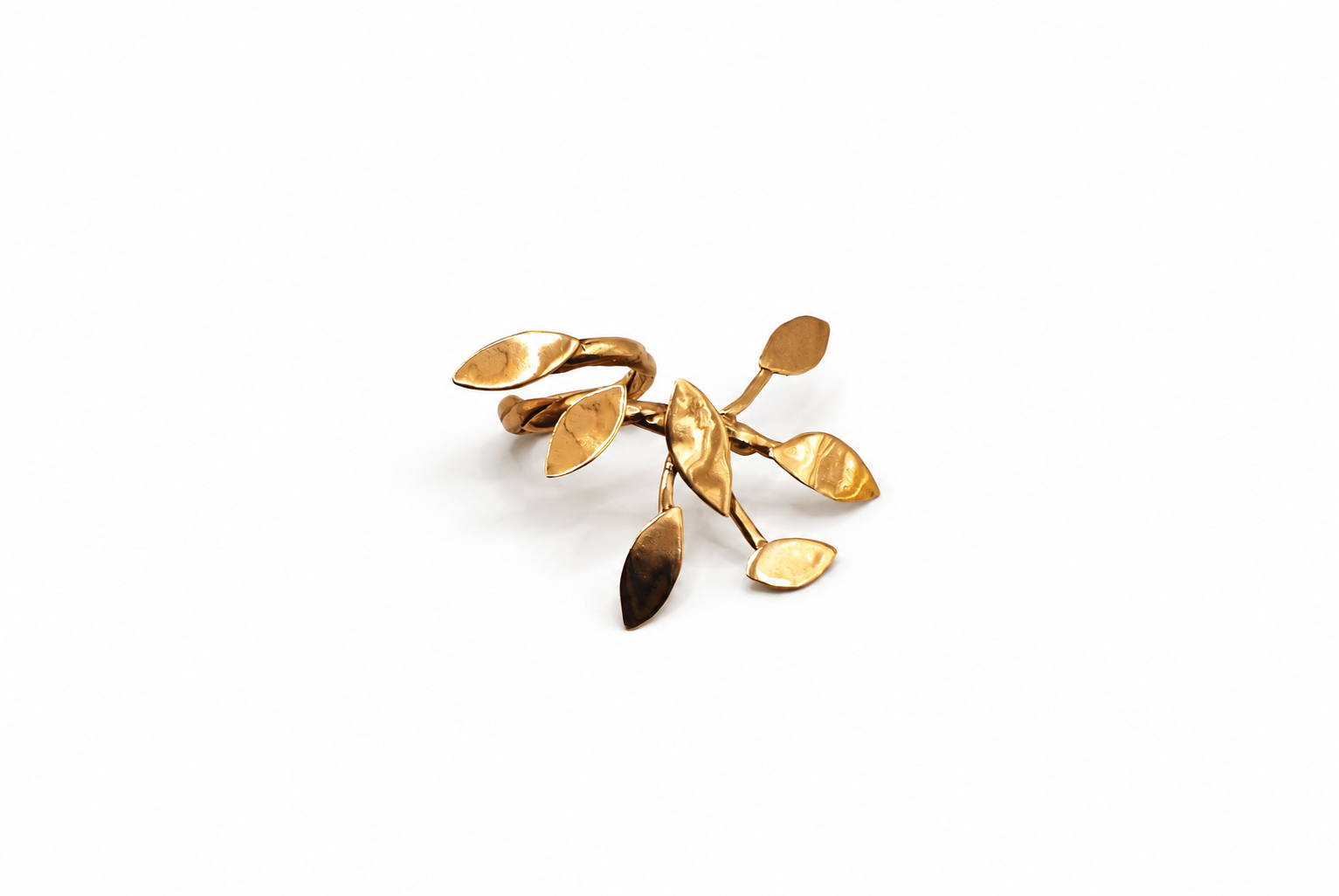 Anello Foglioline al Vento