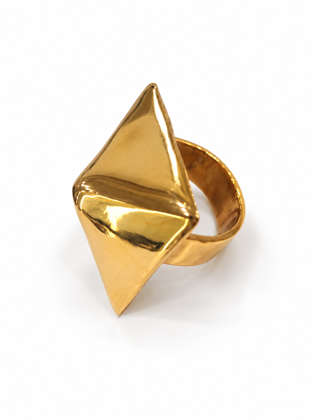 Anello Piramide bronzo