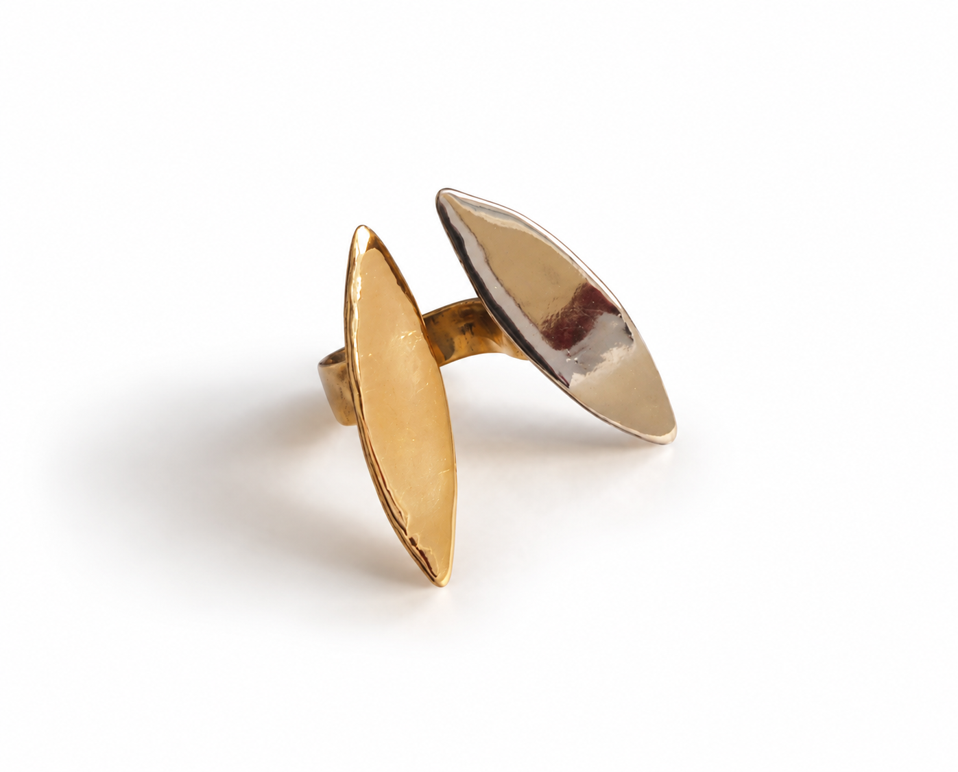 Anello Fusi argento e bronzo