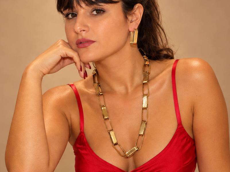 Collana Catena lunga bronzo