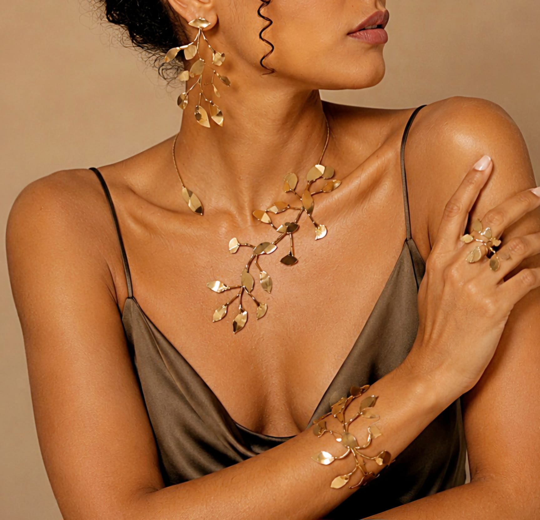 Collana Foglioline al Vento