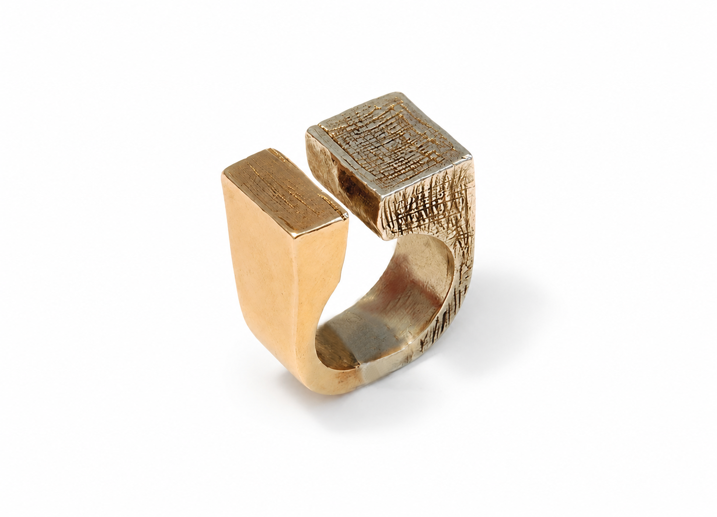 Anello Torre Argento Bronzo