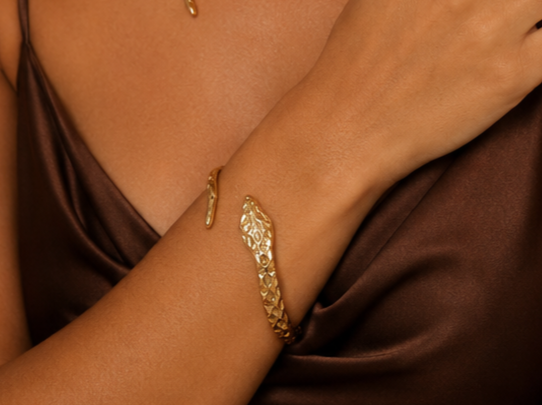 Bracciale Serpente Cobra bronzo