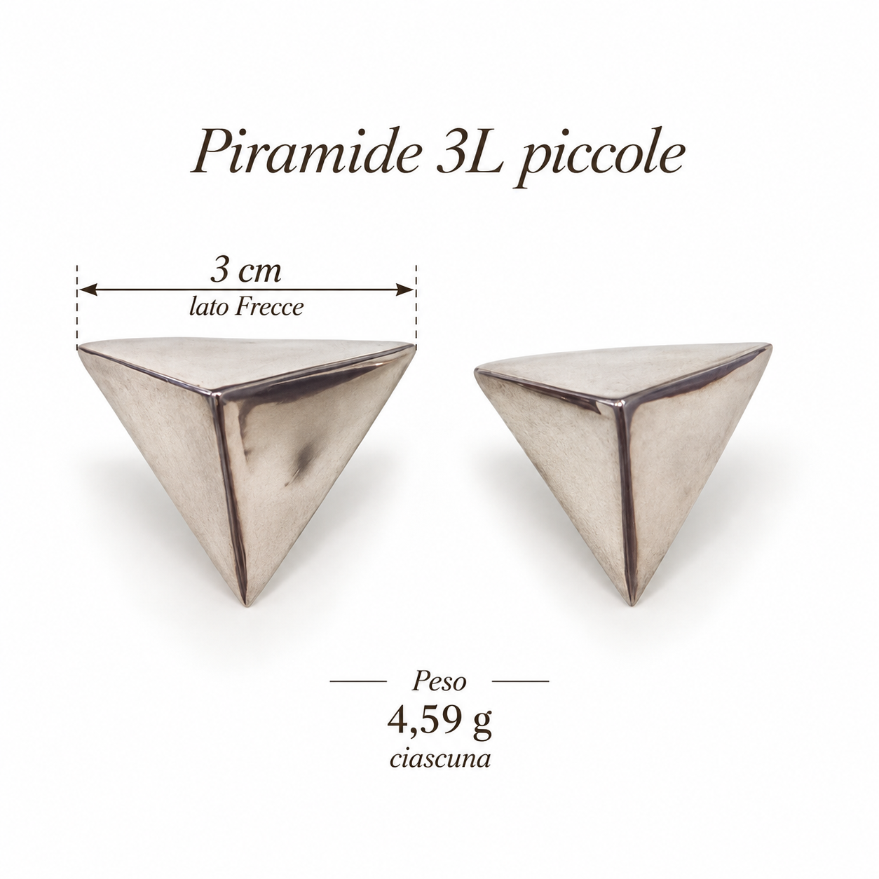 Orecchini Freccia Piccola argento